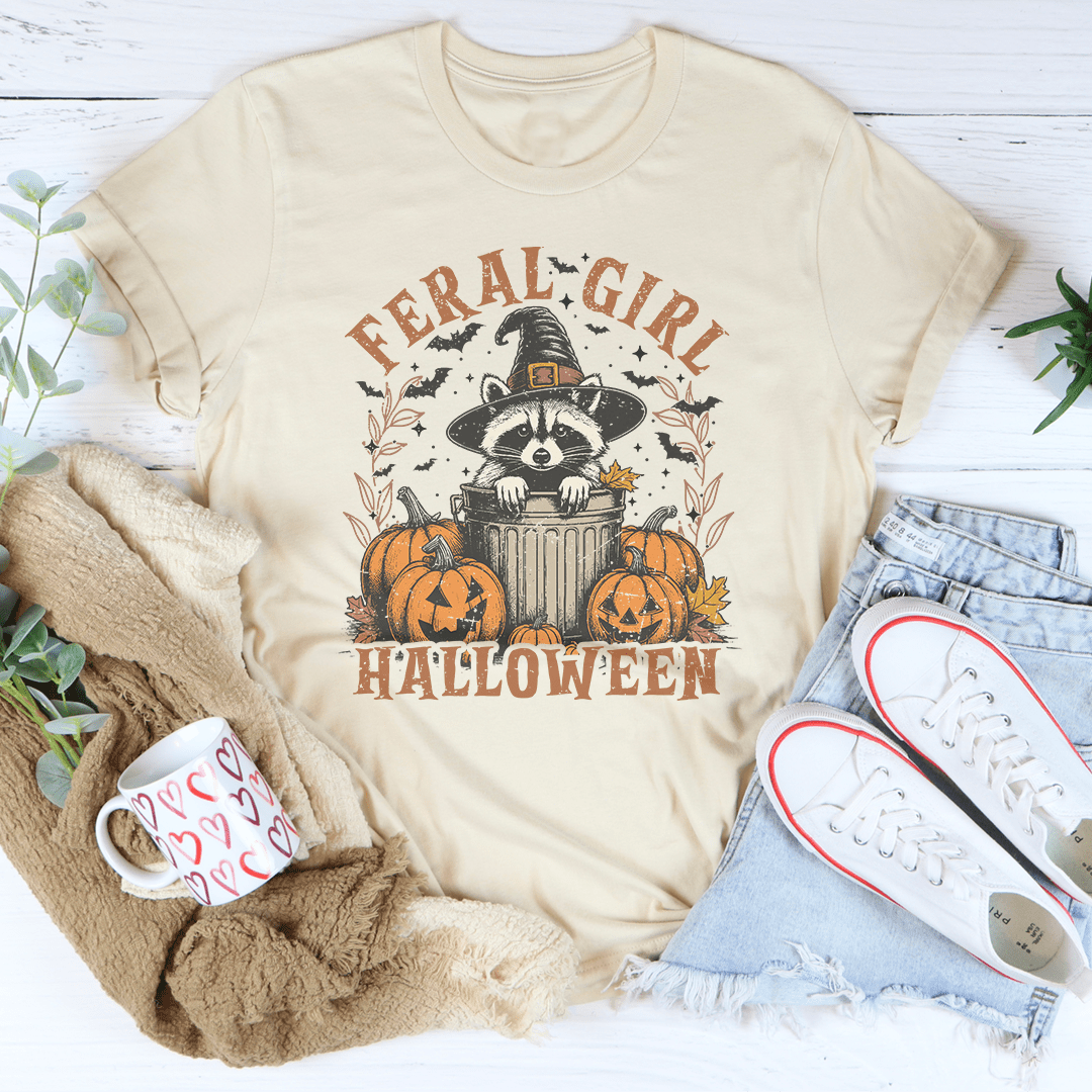 Feral Girl Halloween Tee - Grab & Glow