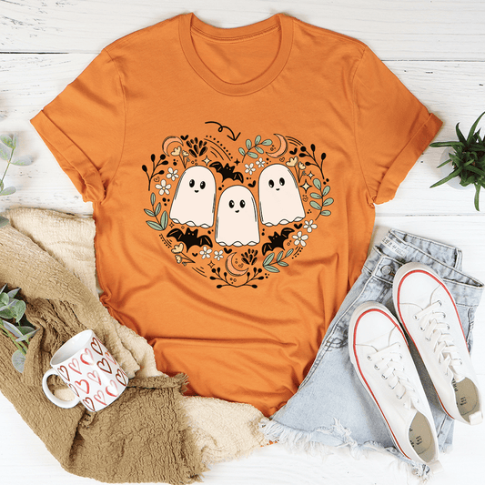 Ghost Halloween Bookish Tee - Grab & Glow