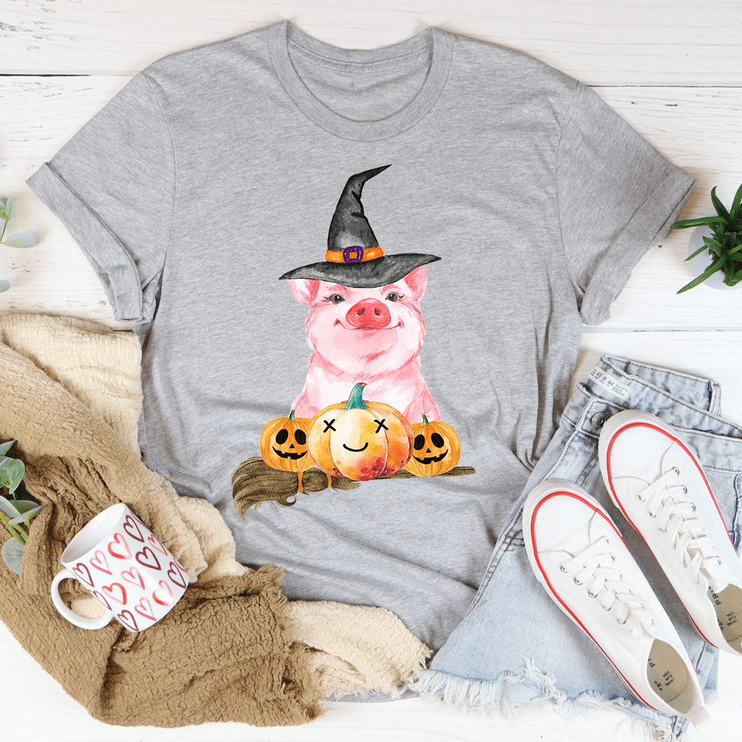 Halloween Pig Tee - Grab & Glow