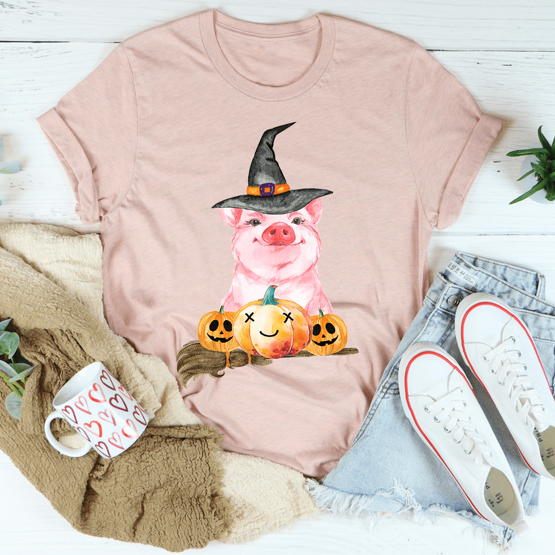 Halloween Pig Tee - Grab & Glow