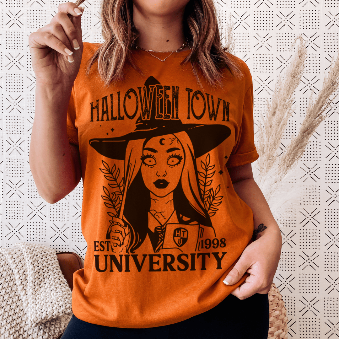Halloween Town University Tee - Grab & Glow