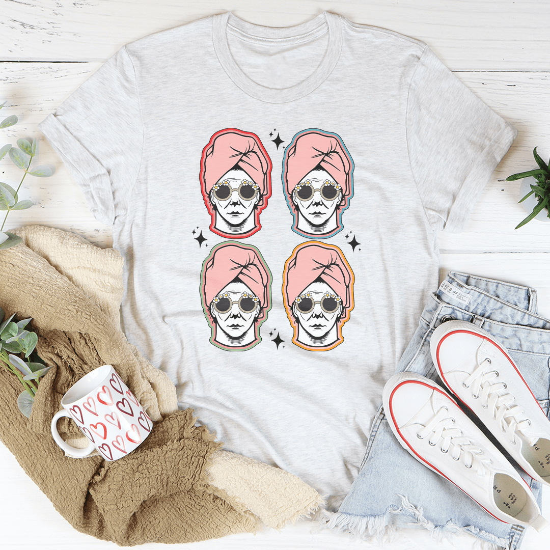 Retro Michael Halloween Tee - Grab & Glow