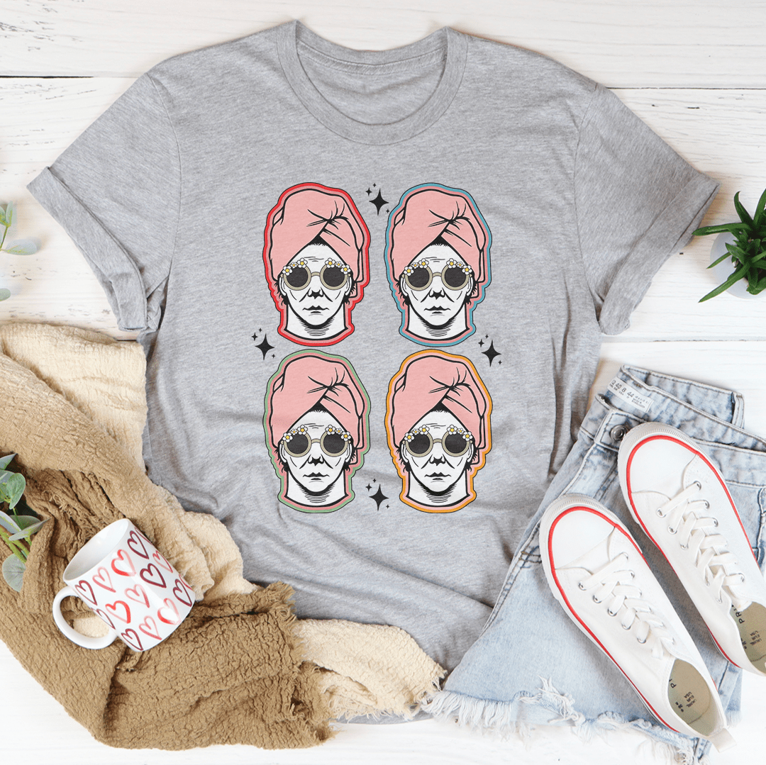Retro Michael Halloween Tee - Grab & Glow