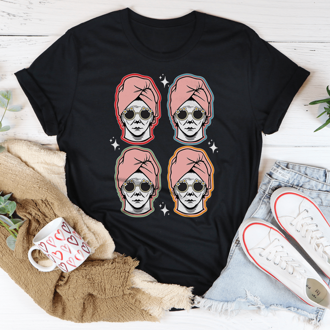 Retro Michael Halloween Tee - Grab & Glow