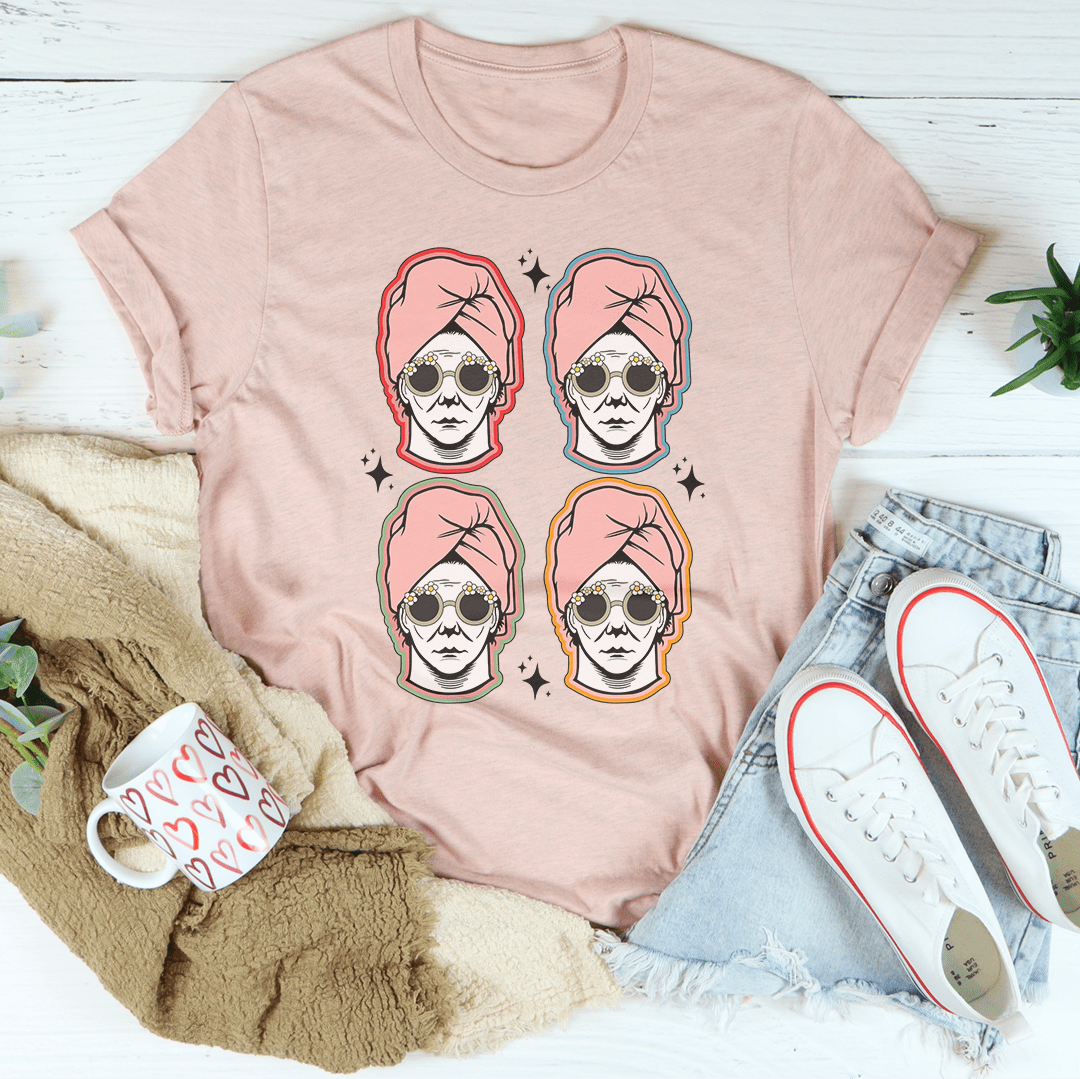 Retro Michael Halloween Tee - Grab & Glow