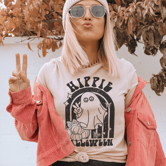 Hippie Halloween Tee - Grab & Glow