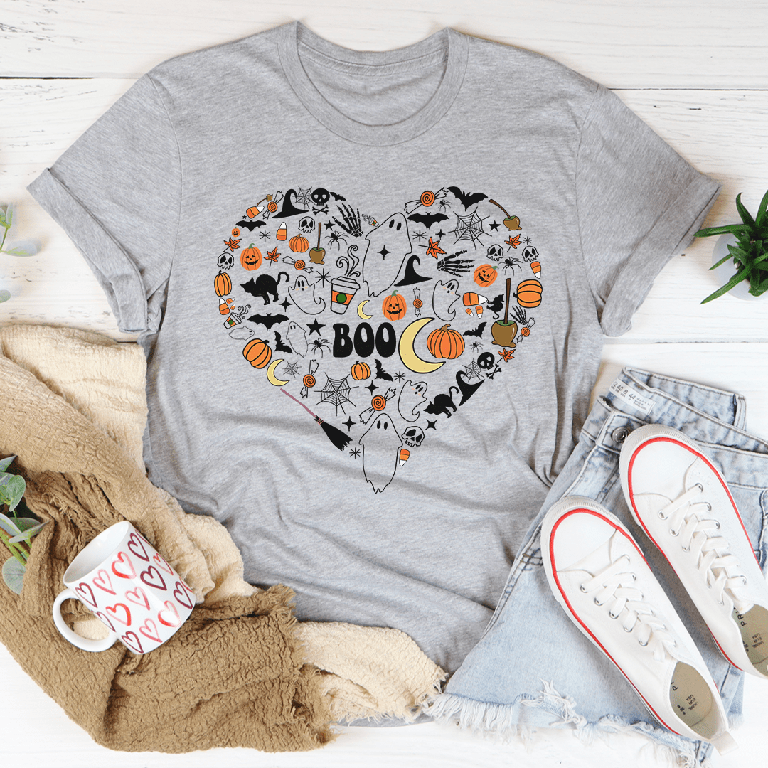 Love Halloween Doodle Tee - Grab & Glow