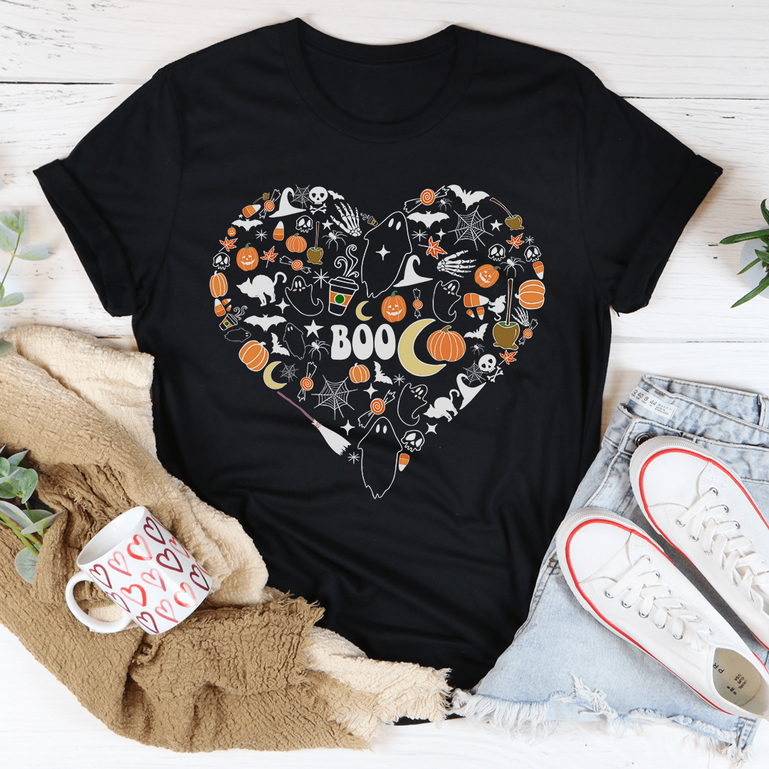 Love Halloween Doodle Tee - Grab & Glow