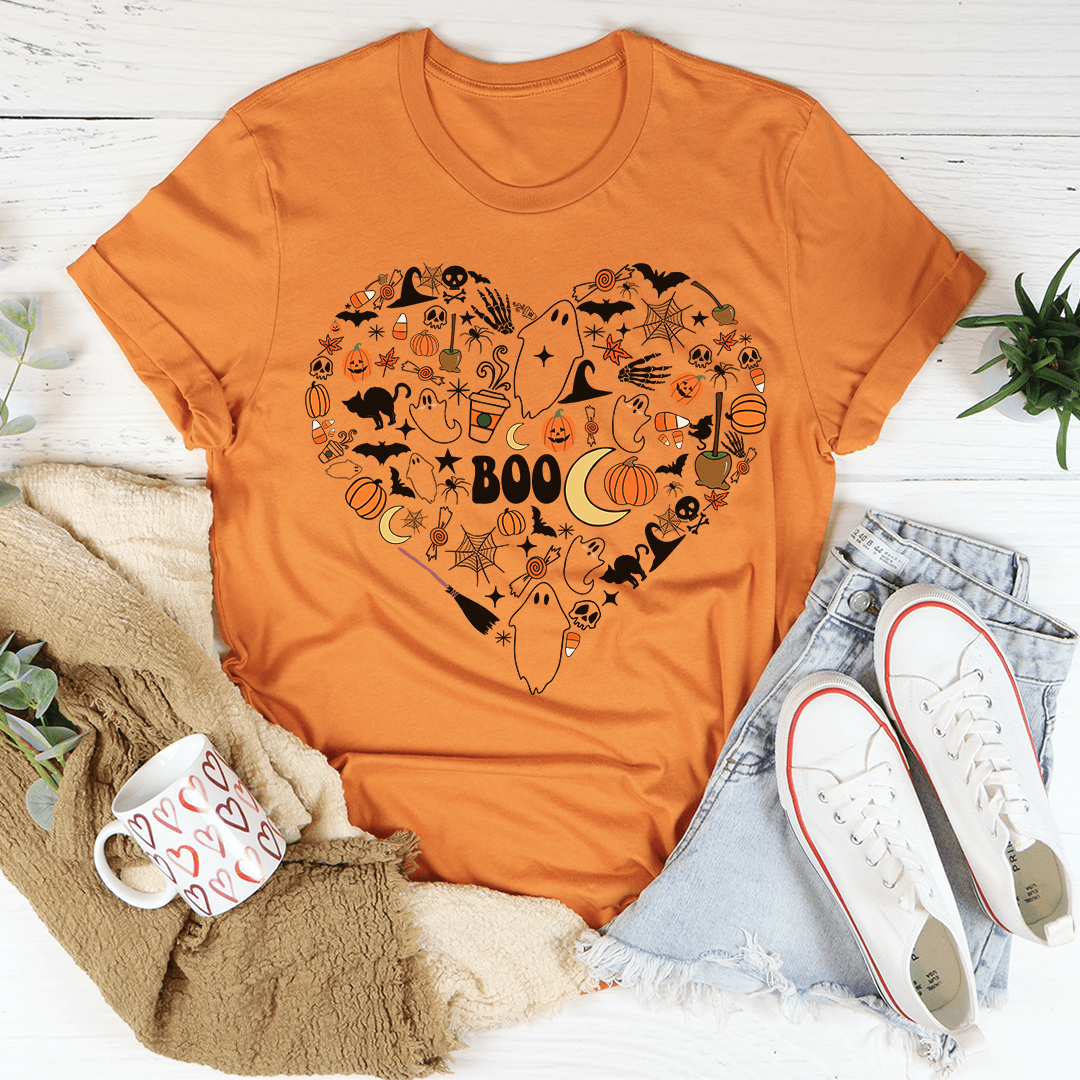 Love Halloween Doodle Tee - Grab & Glow