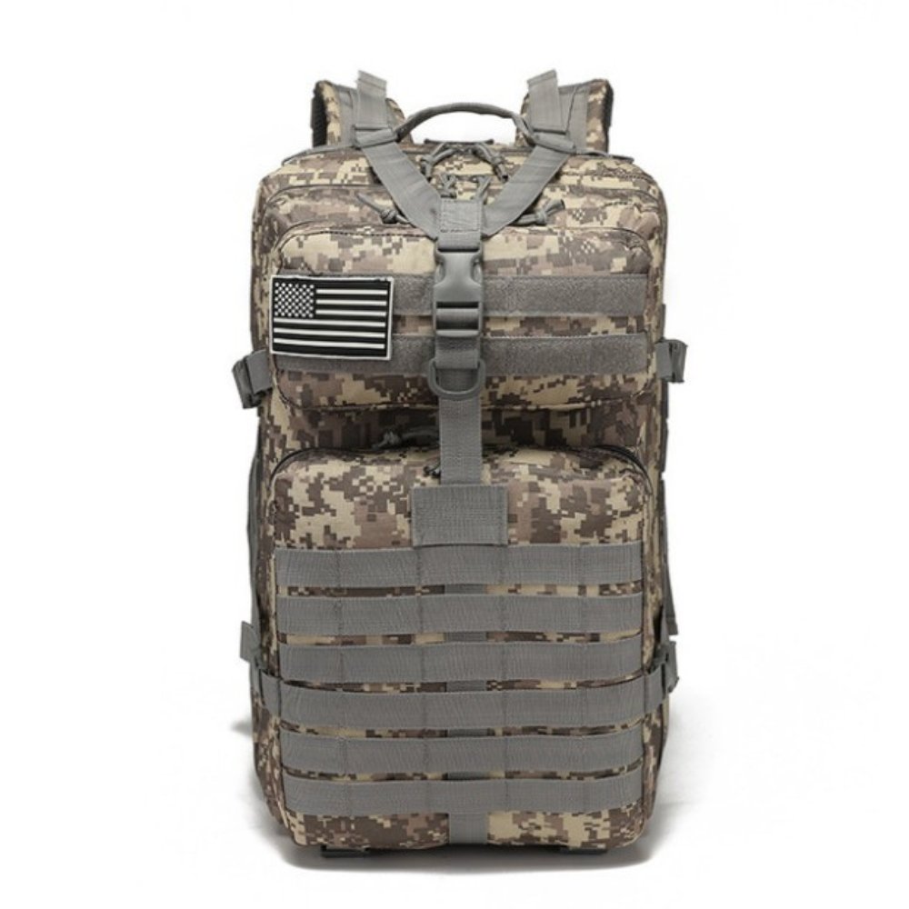 42L Tactical Backpack Bag with USA Patch - Grab & Glow