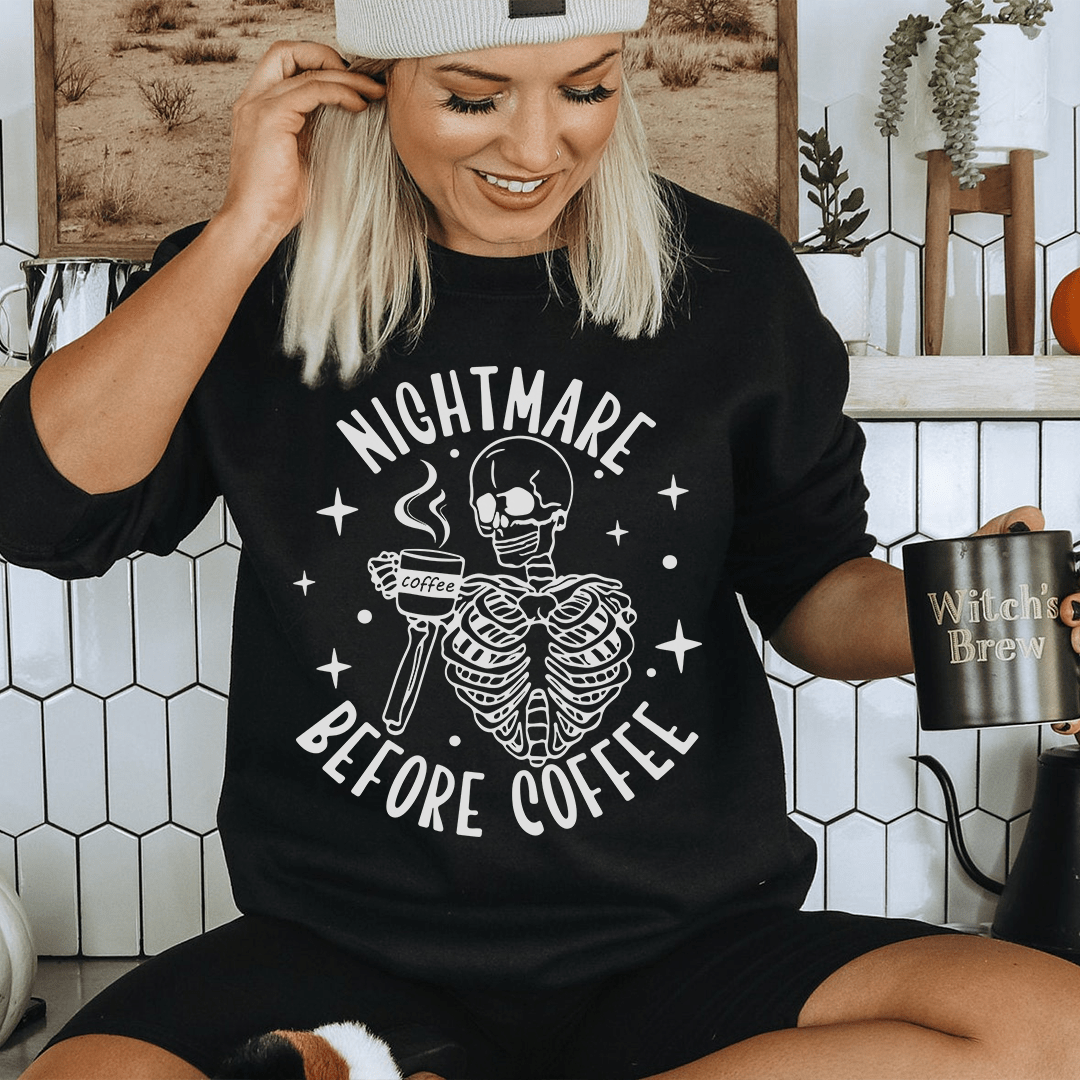 Nightmare Before Coffee Skeleton - Grab & Glow