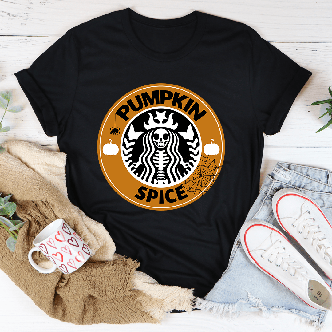 Pumpkin Spice Halloween Tee - Grab & Glow