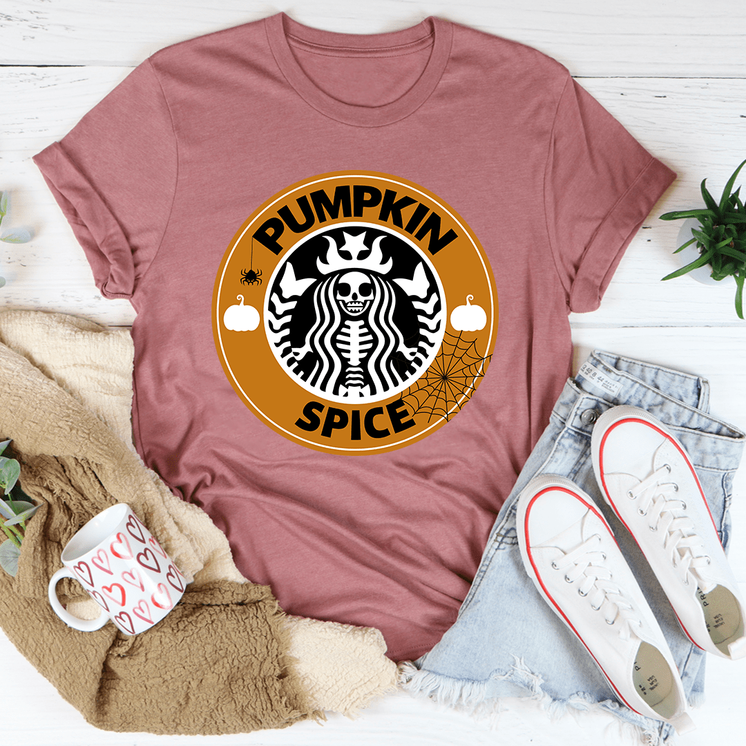 Pumpkin Spice Halloween Tee - Grab & Glow