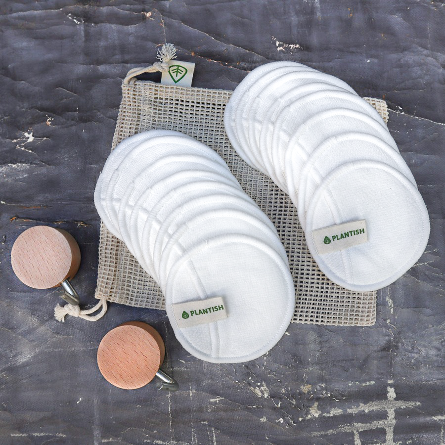 100% Cotton Facial Rounds Set - Grab & Glow