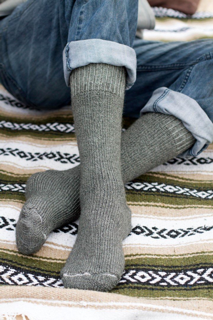 Superwarm Heavy Extreme Alpaca Socks - Grab & Glow
