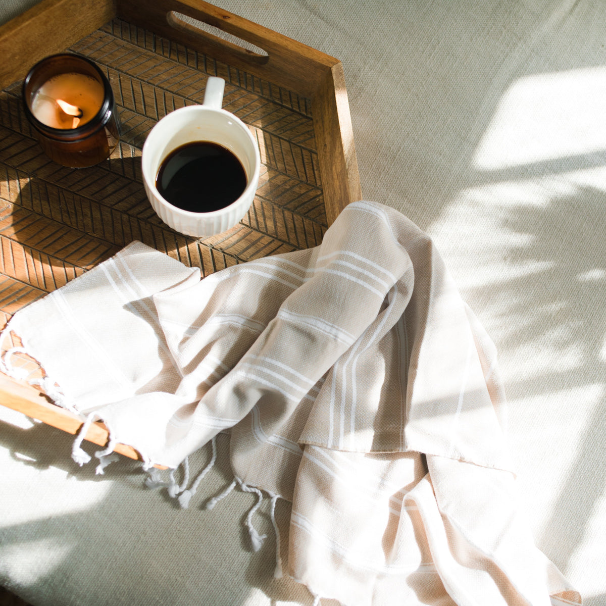 Classic Turkish Hand Towel - Grab & Glow
