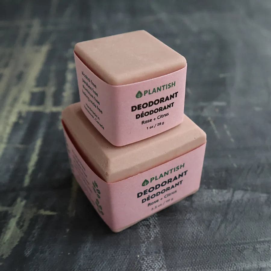Zero Waste Deodorant Bar - Rose & Citrus - Grab & Glow