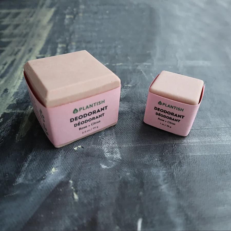 Zero Waste Deodorant Bar - Rose & Citrus - Grab & Glow